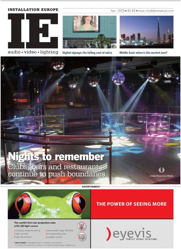 Installation Europe article featuring Signagelive Signagelive