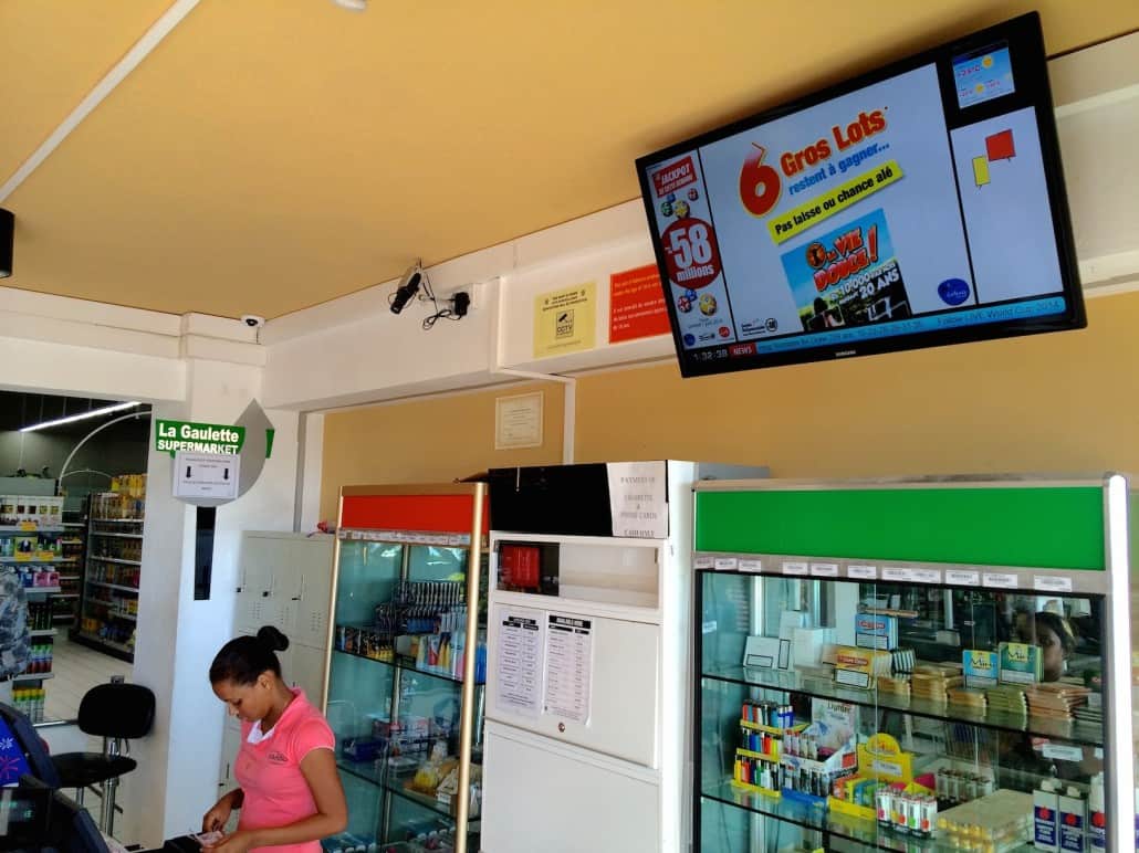 Mauritius Lottery rollout Signagelive digital signage network