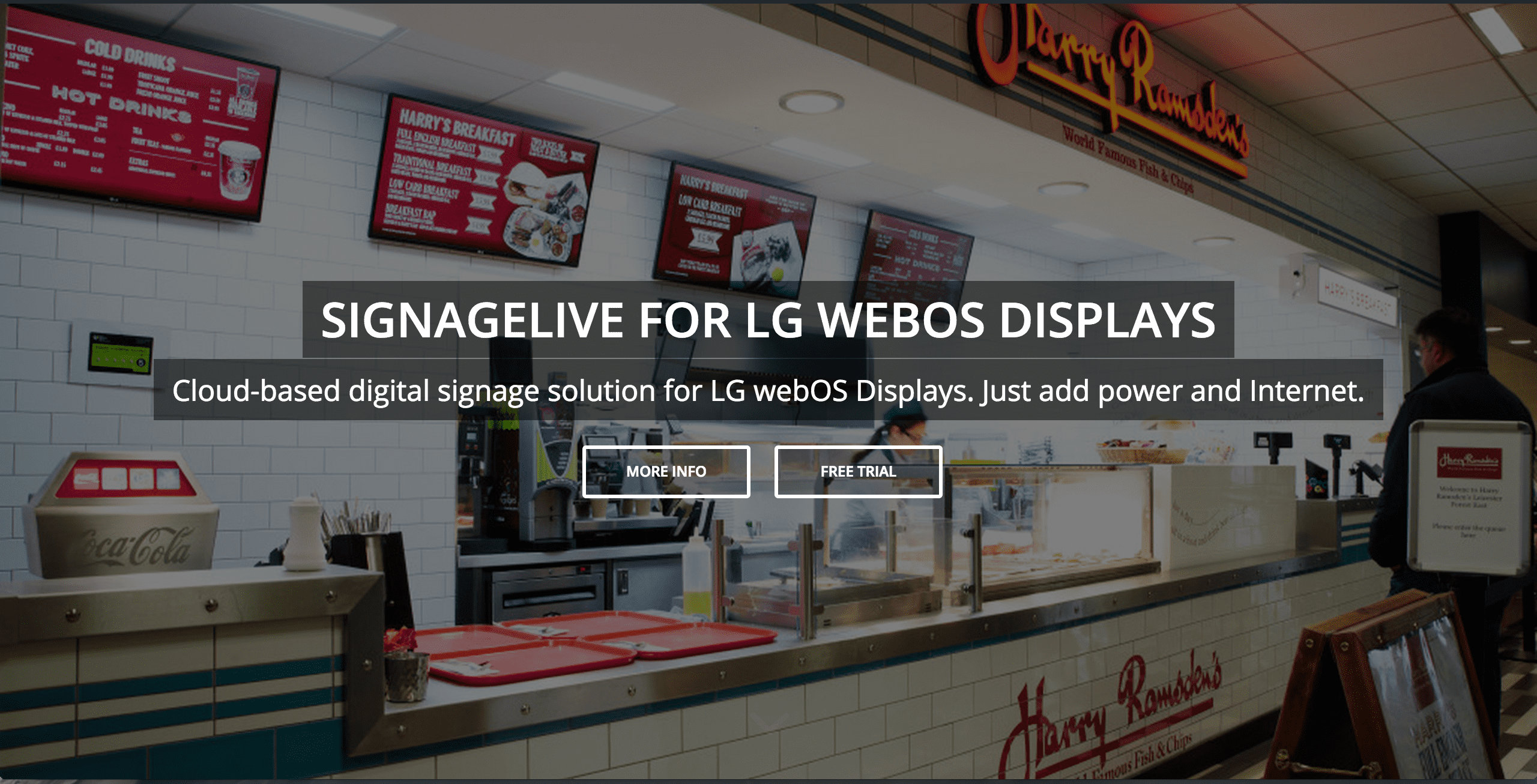 Signagelive for LG webOS digital signage