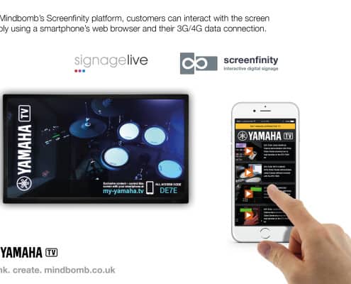 Mindbomb Screenfinity – Interactive Digital Signage