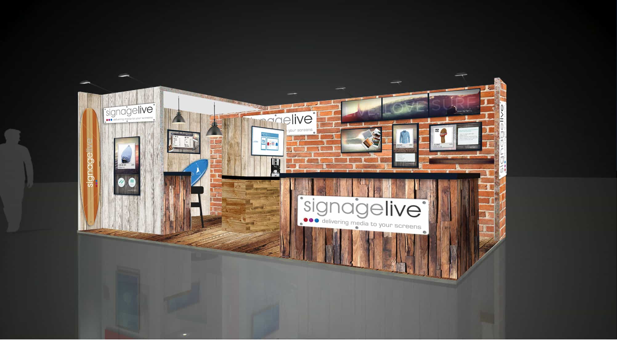 Surf's up for Signagelive at ISE2016