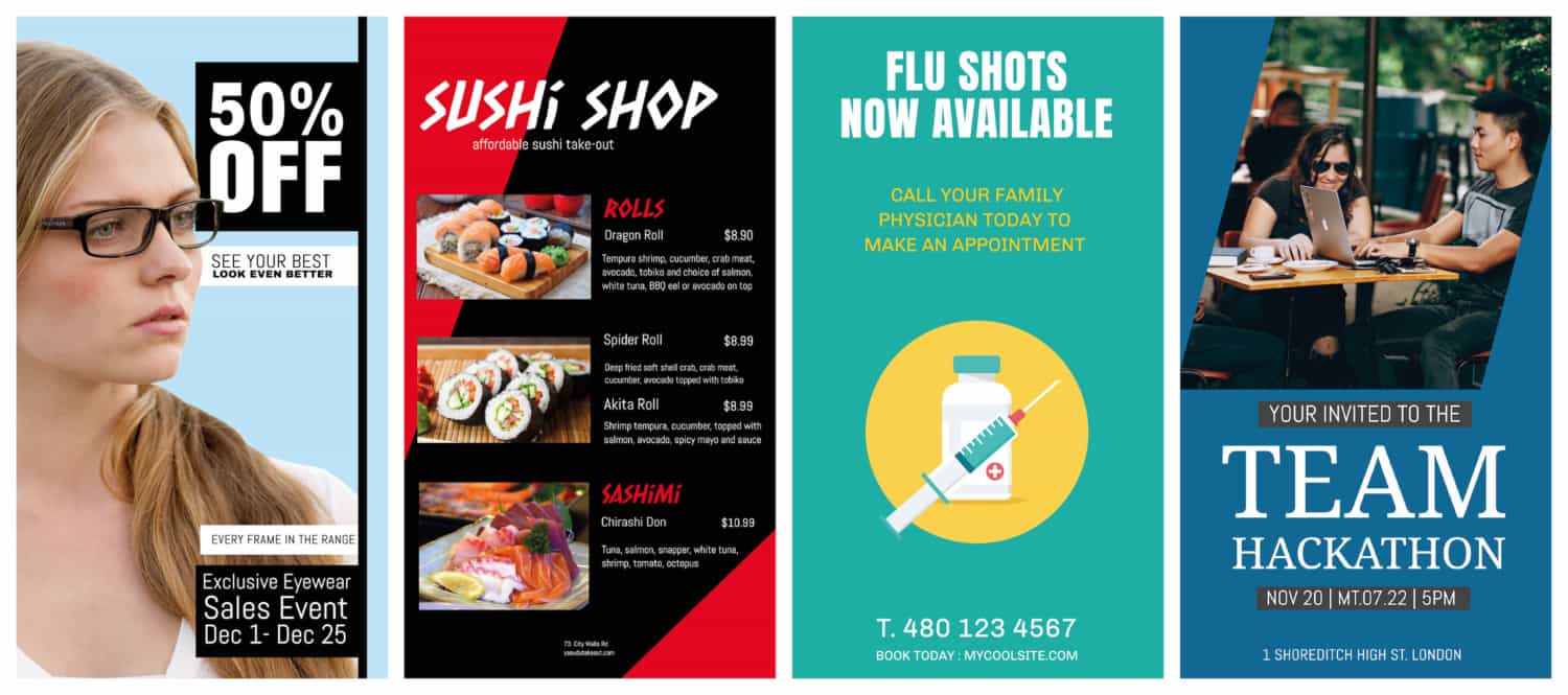 Create digital signage content using Sodaclick integration with Signagelive