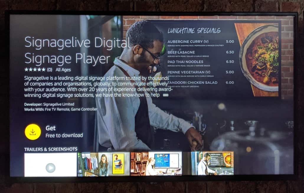 Signagelive for Amazon Fire Tv – Install