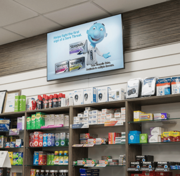 A decade of delivering Signagelive to 900 pharmacies for Healthpoint TV