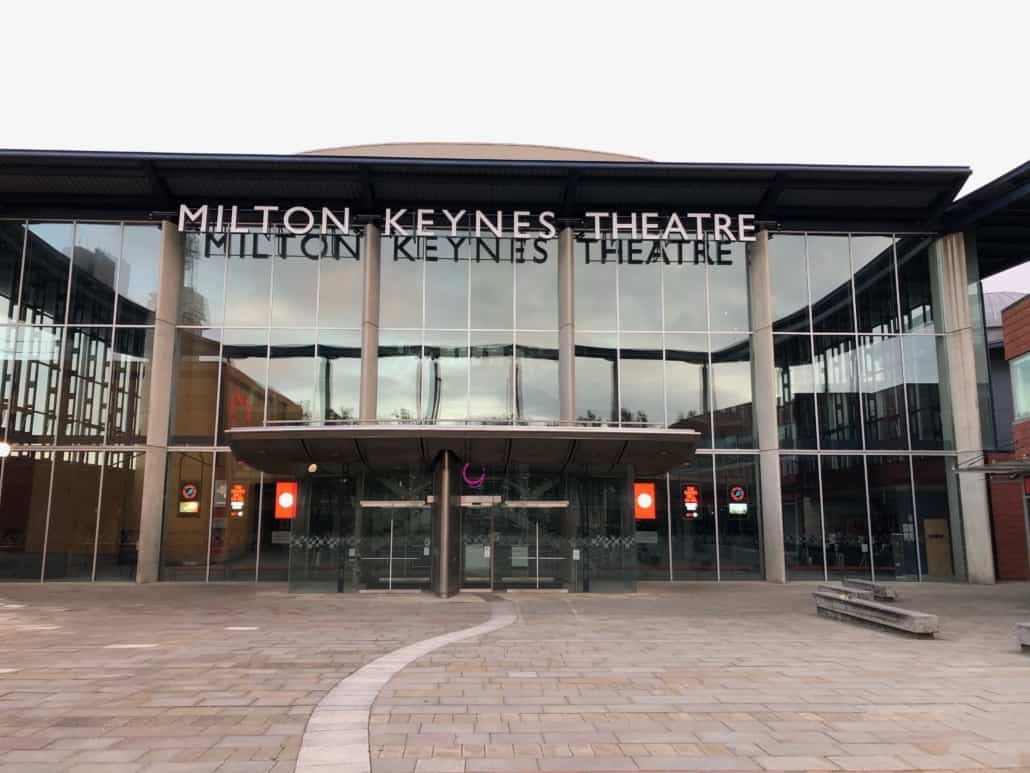 Milton Keynes Theatre welcoming front entrance 