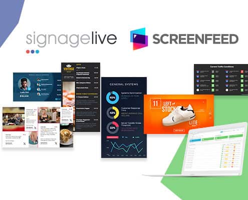 Screenfeed and Signagelive integration