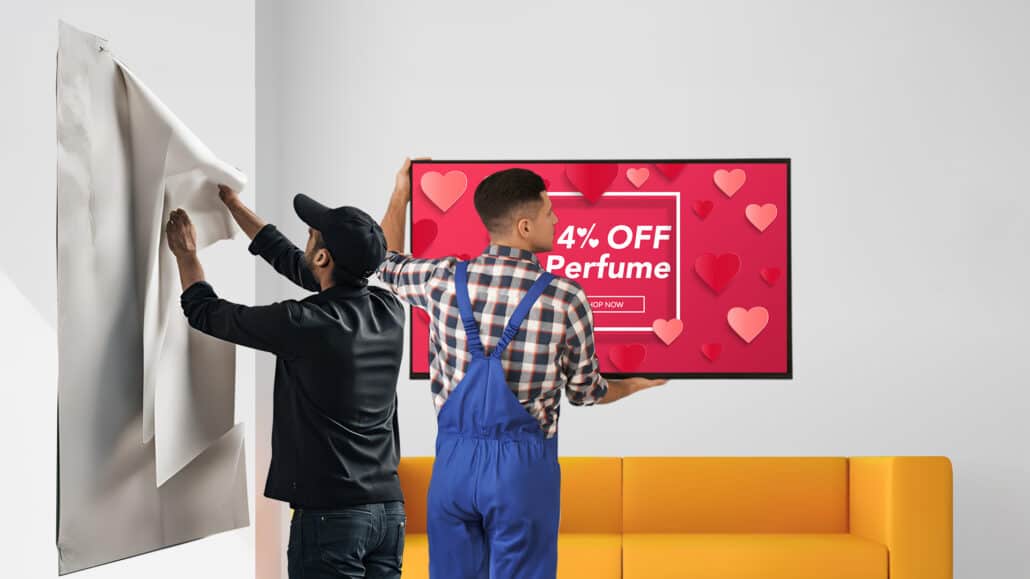 Can consumer TV's be used for digital signage instead of professional screens 