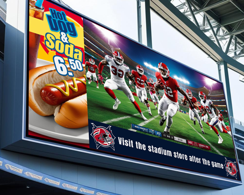 Increase revenue for concessions by displaying offers on digital signage