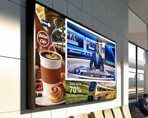 Streamline resources using wayfinding or special offers on your digital signage
