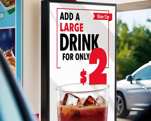 Boost sales with QSR digital signage