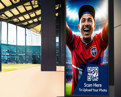 Boost the visitor stadium experience using digital signage